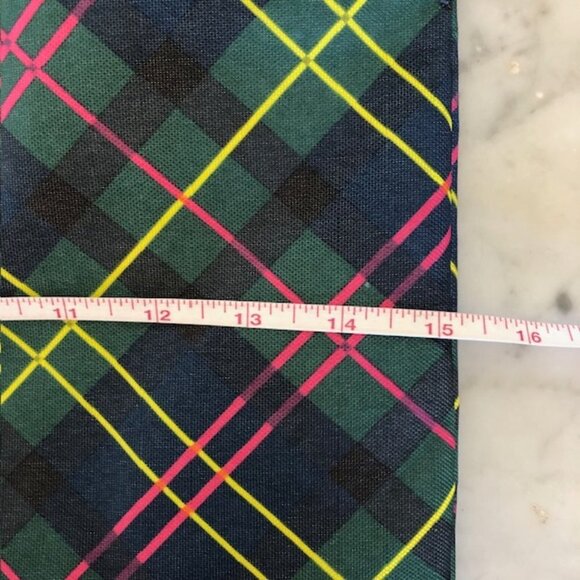 TALBOTS Tartan Plaid Extra Large Market Tote Reusable Shopping Bag - Picture 12 of 15